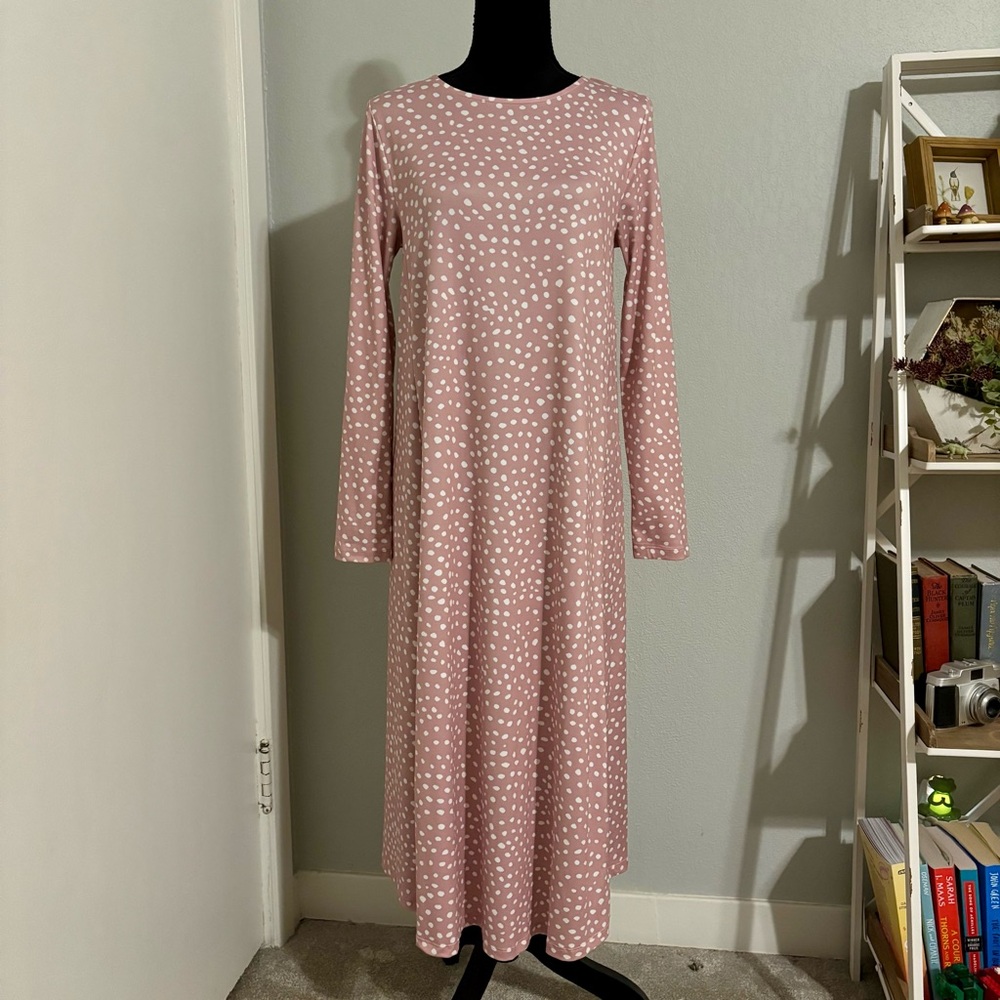 Dainty Jewells Pink Polka Dot Dress